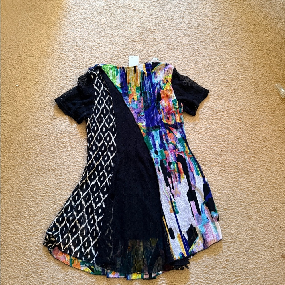 Colorful Patterned Dress - Picture 2 of 2